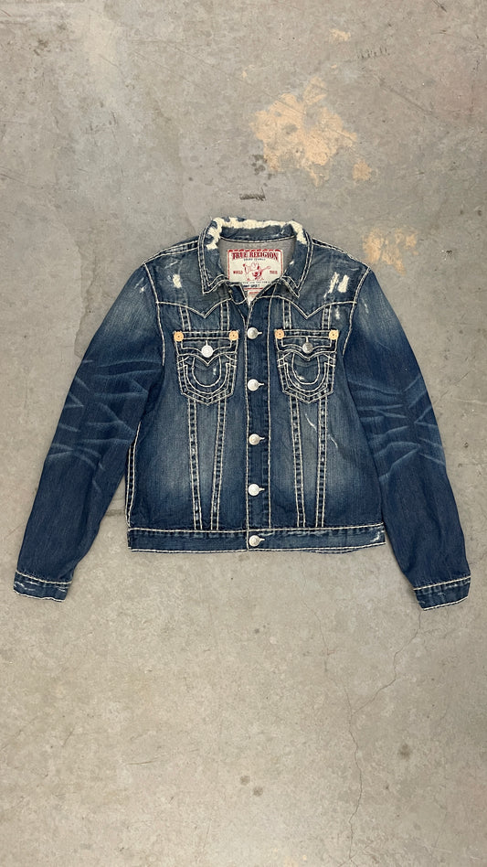 True Religion Vintage Jimmy Super T Denim Jacket  Size: XLarge