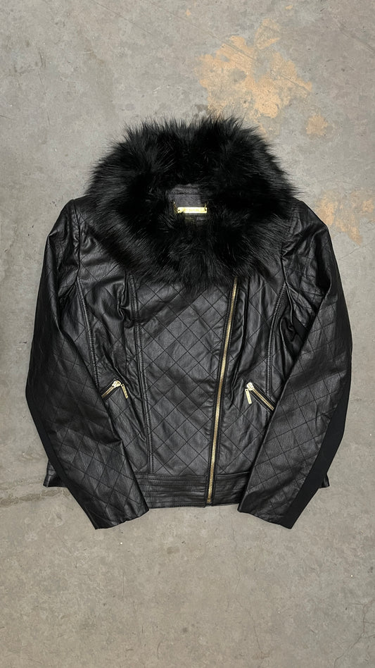 IMAN Leather Jacket  Size: Large